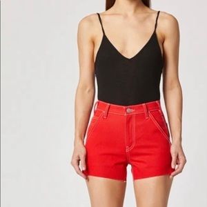 RED HUDSON Carpenter cotton shorts Woman Sz 33